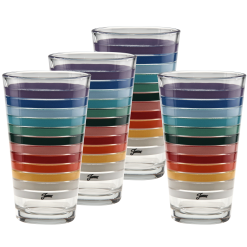 Fiesta China 16 oz. All Colors 2026 Cooler Glass - Set of 4