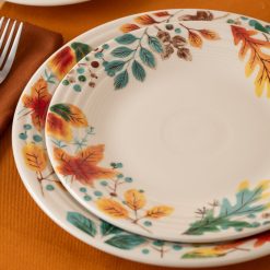 Alternative view of Fiesta China Autumn Fields Classic Rim 9 Inch Luncheon Plate