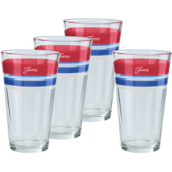 Fiesta China Americana 16 oz. Edgeline Cooler Glass - Set of 4