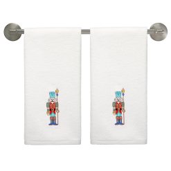 Fiesta China Nutcracker The Guardian Embroidered Hand Towel Set of 2