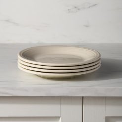 Alternative view of Fiesta China Linen Set of 4 Classic Rim 10 1/2 Inch Dinner Plate