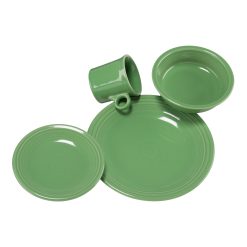 Fiesta China Classic Rim 4-Piece Place Setting, Service for 1