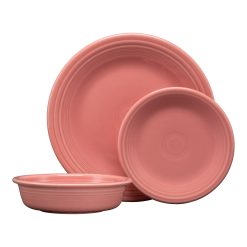 Fiesta China Classic Rim 3-Piece Place Setting, Service for 1