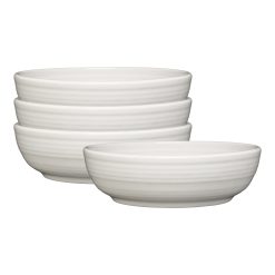 Fiesta China White Coupe 6 3/4 Inch Salad Bowl 24 OZ, Set of 4