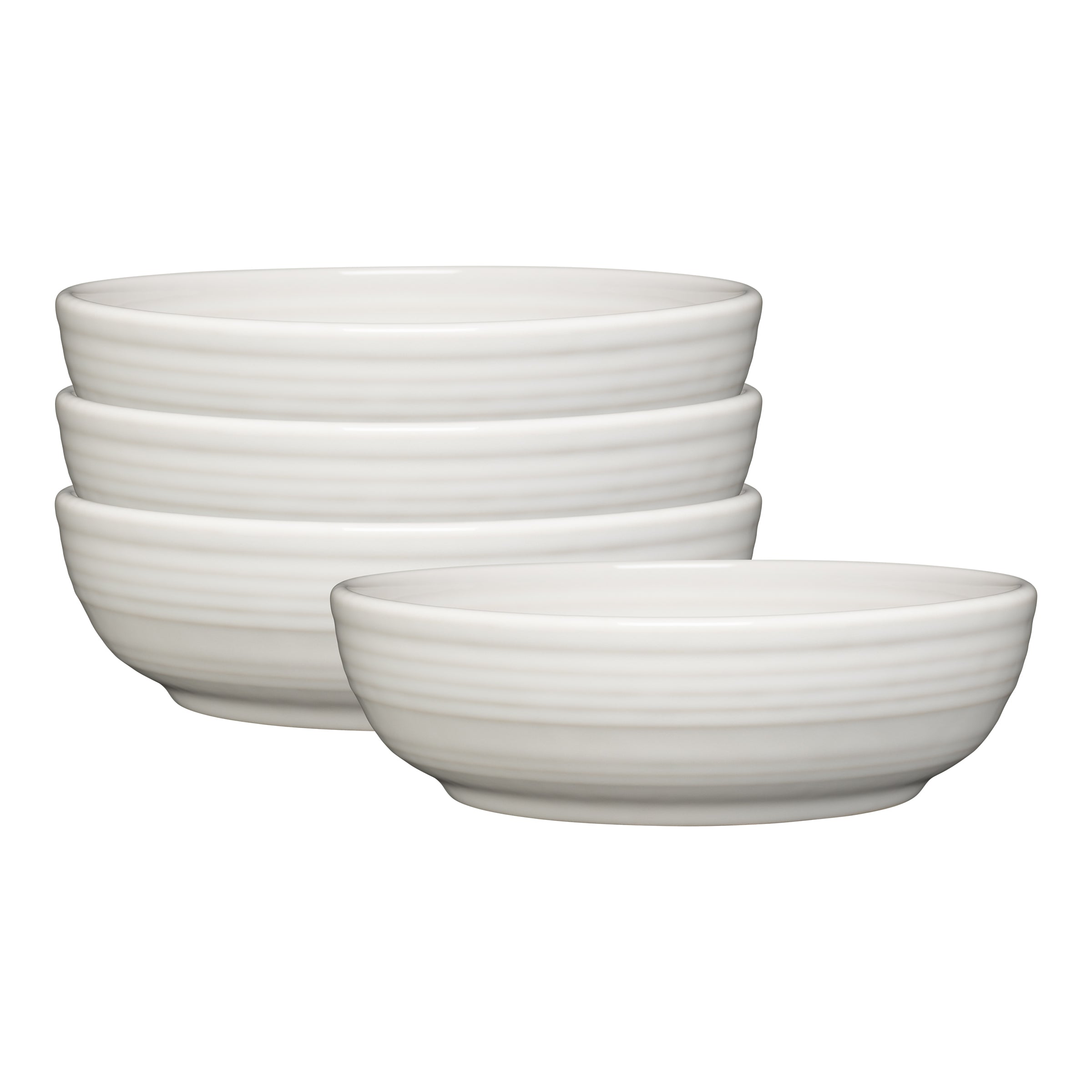 Fiesta China White Coupe 6 3/4 Inch Salad Bowl 24 OZ, Set of 4