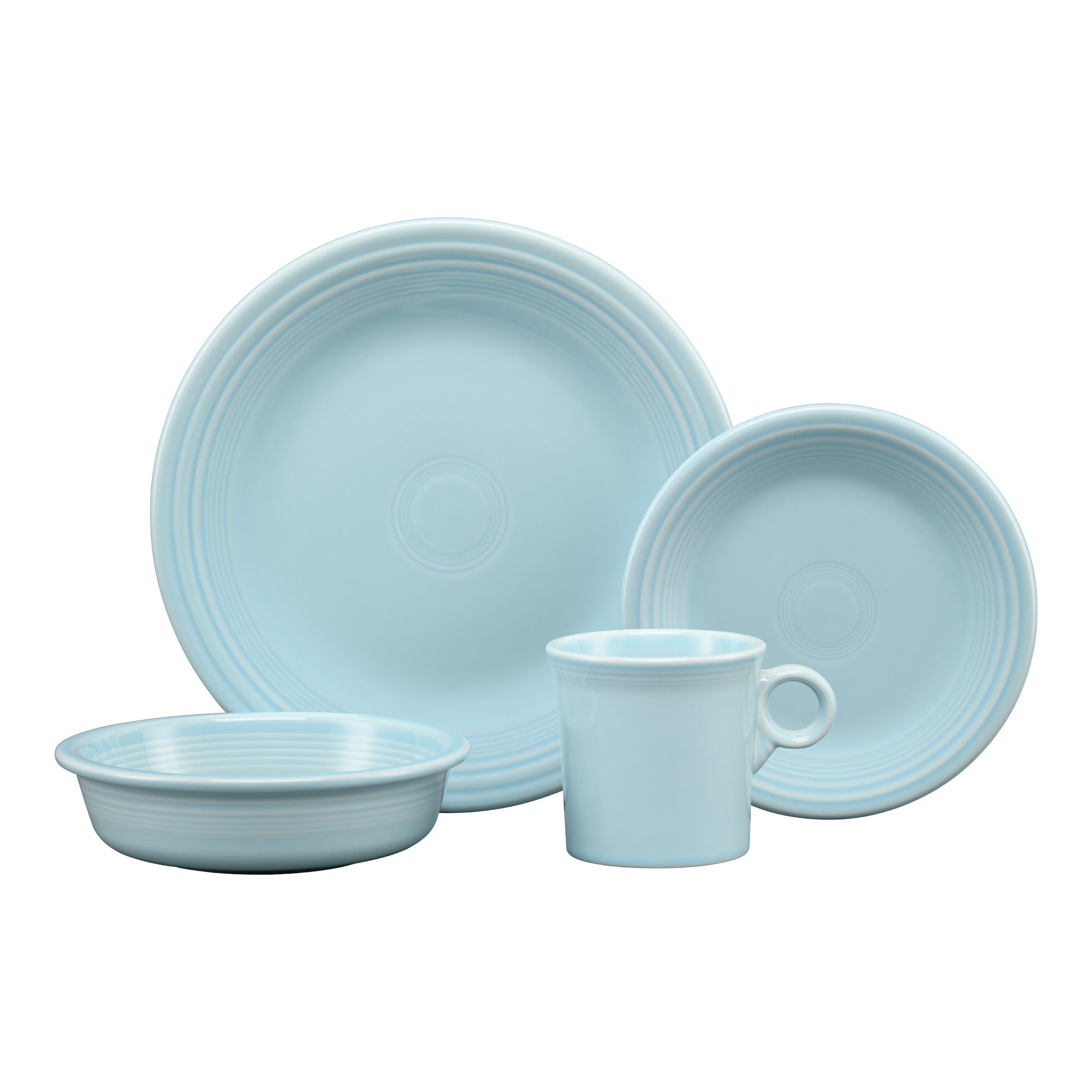 Fiesta China Classic Rim 4-Piece Place Setting, Service for 1 - Image 4