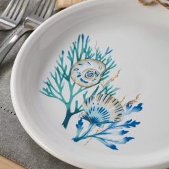Alternative view of Fiesta China New Retired Coastal Shores Bistro Coupe 10 1/2 Inch Dinner Plate