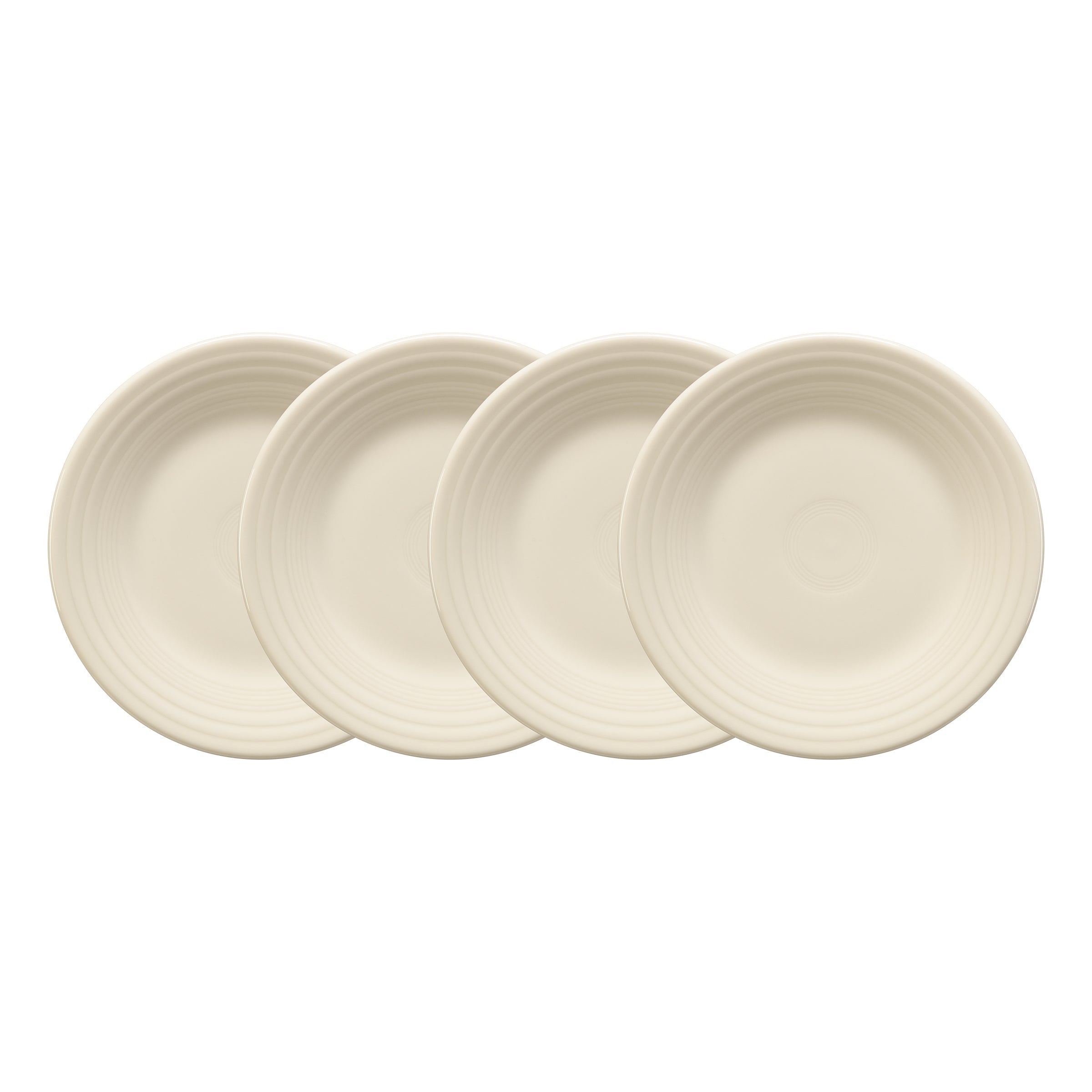 Fiesta China Linen Set of 4 Classic Rim 9 Inch Luncheon Plate