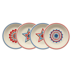 Fiesta China Americana Set of 4 Classic Rim 7 1/4 Inch Salad Plates - Image 2