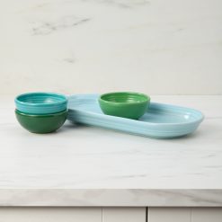 Alternative view of Fiesta China Aegean Mixed Colors 4-Piece Condiment Set