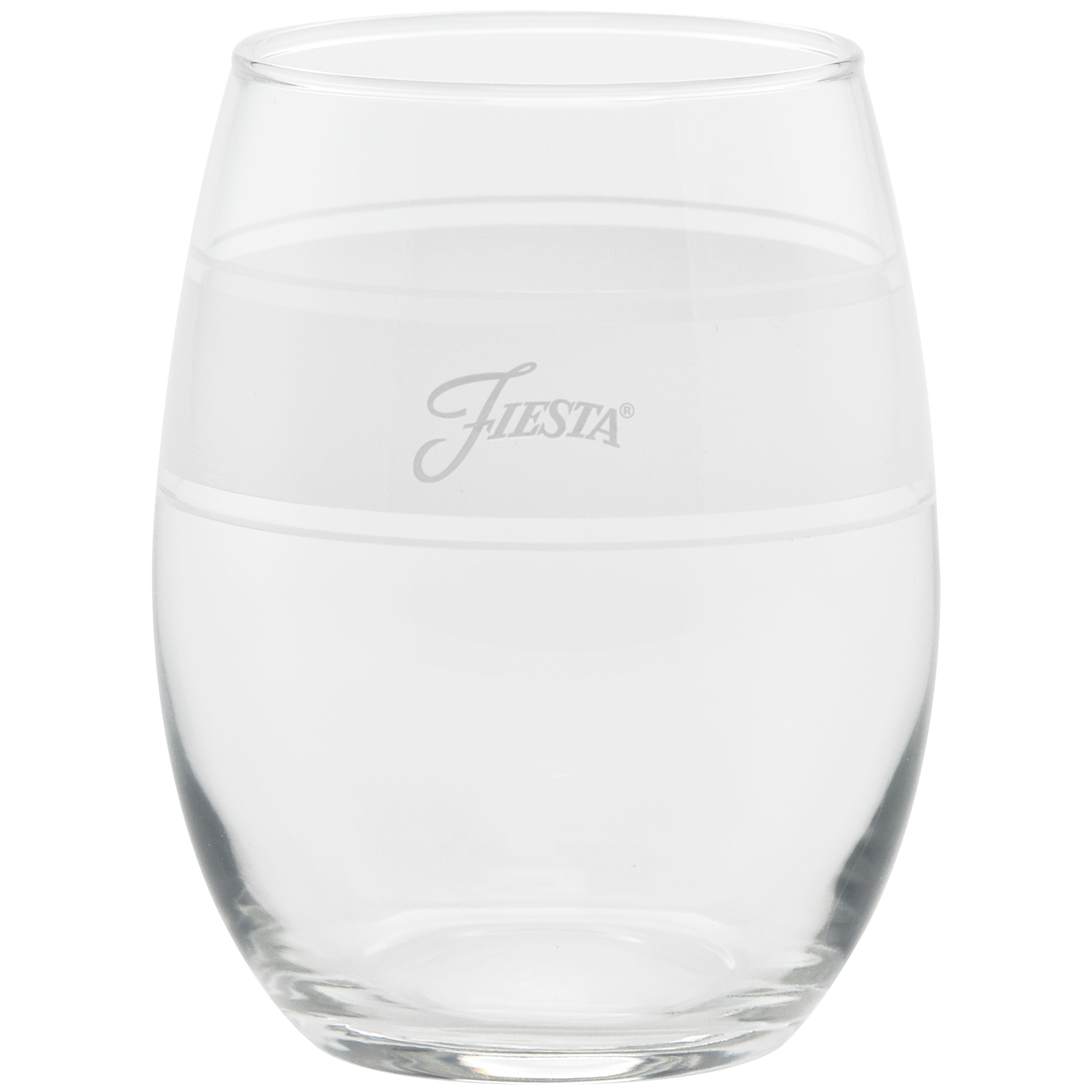 Fiesta China Coastal Blues 15 oz. Frame Stemless Wine Mixed Color, Set of 4 - Image 5