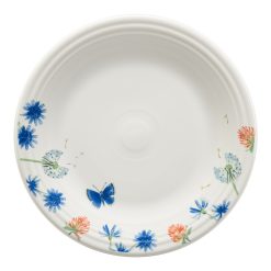 Fiesta China Breezy Floral Classic Rim 10 1/2 Inch Dinner Plate