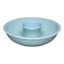 Fiesta China Sky 2-Piece Chip and Dip Set 12 7/8 Inch