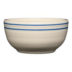 Alternative view of Fiesta China Americana Lapis Bands Set of 4 Bistro Coupe 5 1/2 Inch Cereal Bowl 22 oz