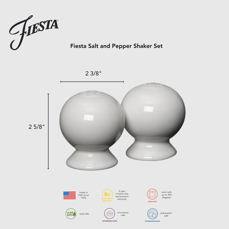 Fiesta China Botanical Floral Sky 2 5/8 Inch Salt and Pepper Shaker Set - Image 3