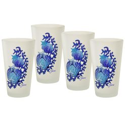 Fiesta China Retired 16 oz. Fiesta® Coastal Frosted Cooler, Set of 4