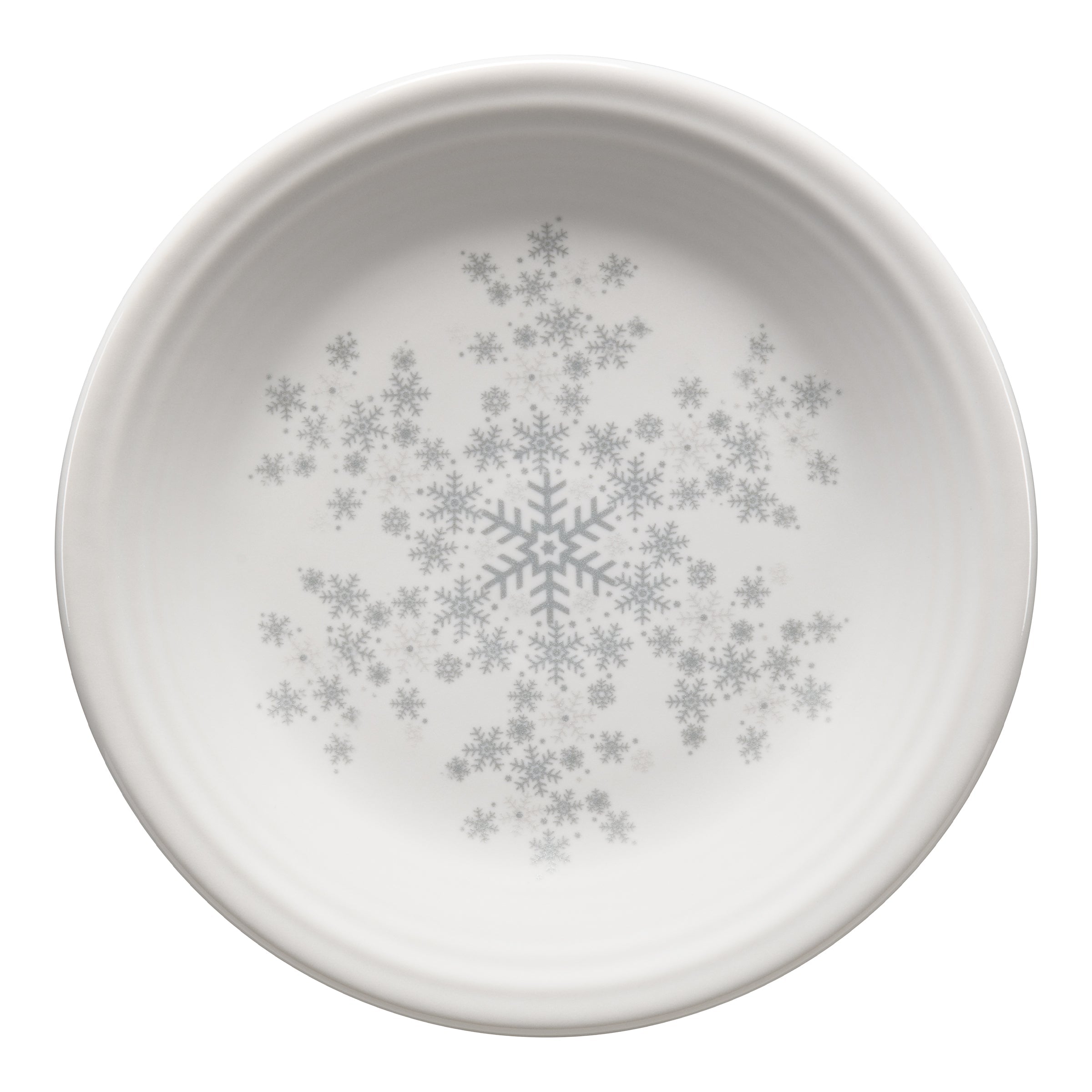 Fiesta China White Snowflake Classic Rim 7 1/4 Inch Salad Plate