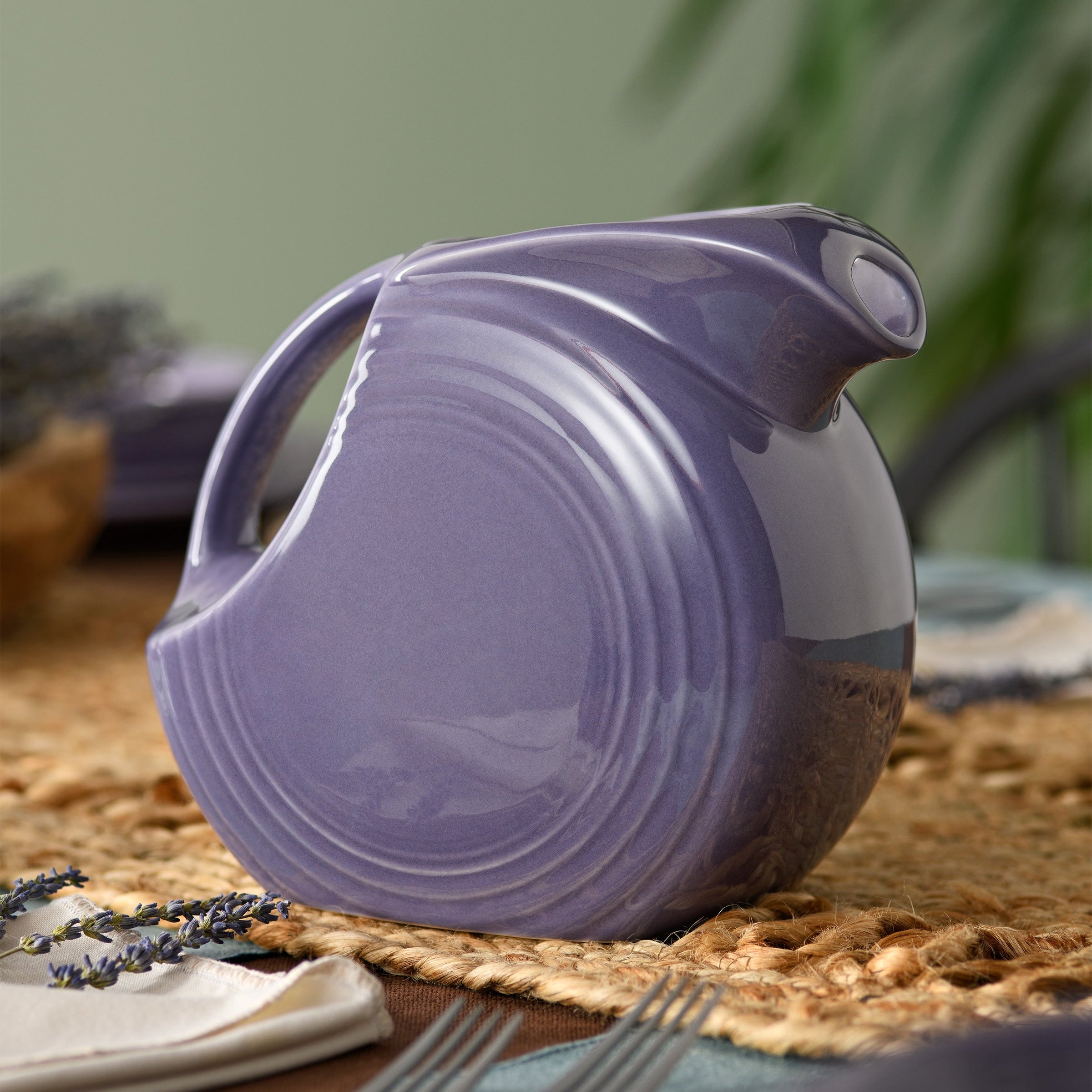 Fiesta China Lavender 67 OZ Large Disk Pitcher - Image 3