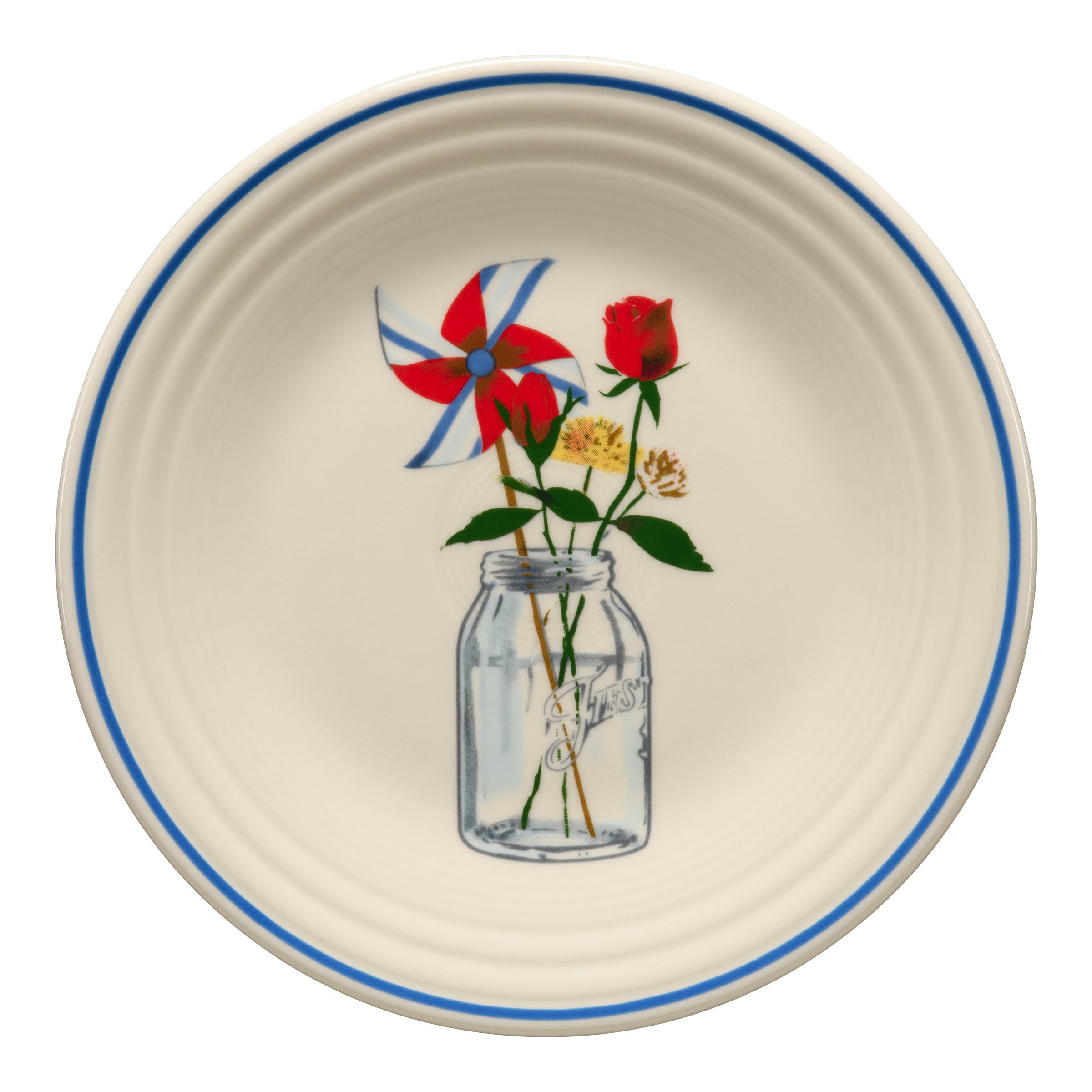 Fiesta China Americana Mason Jar Classic Rim 9 Inch Luncheon Plate