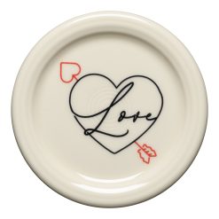 Fiesta China Valentine 4 3/8 Inch Coaster and Mug Cover
