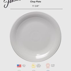 Alternative view of Fiesta China Classic Rim Chop Plate 11 3/4 Inch Foundry