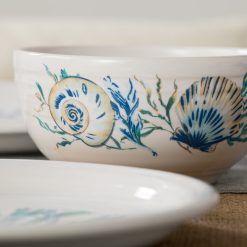 Alternative view of Fiesta China New Retired Coastal Shores Bistro Coupe 5 1/2 Inch Cereal Bowl 22 OZ