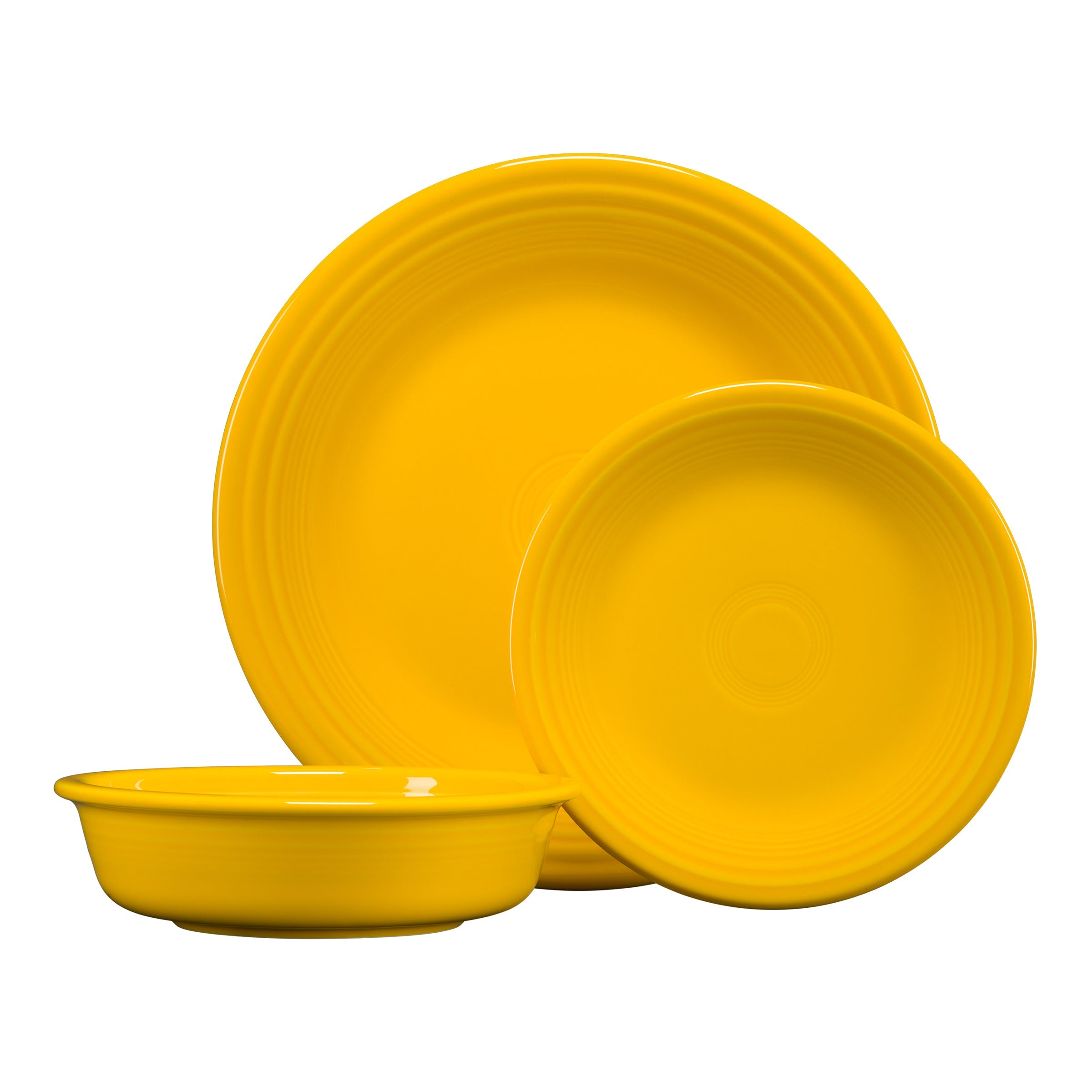 Fiesta China Classic Rim 3-Piece Place Setting, Service for 1 - Image 8