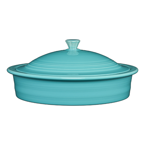 Fiesta China Small 10 Inch Round Covered Casserole 1.4 Quart - Image 2