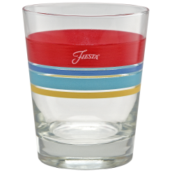 Alternative view of Fiesta China Vibrant 15 oz. Edgeline Tapered Double Old Fashion, Set of 4