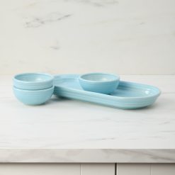 Alternative view of Fiesta China Fiesta 4-Piece Condiment Set Sky