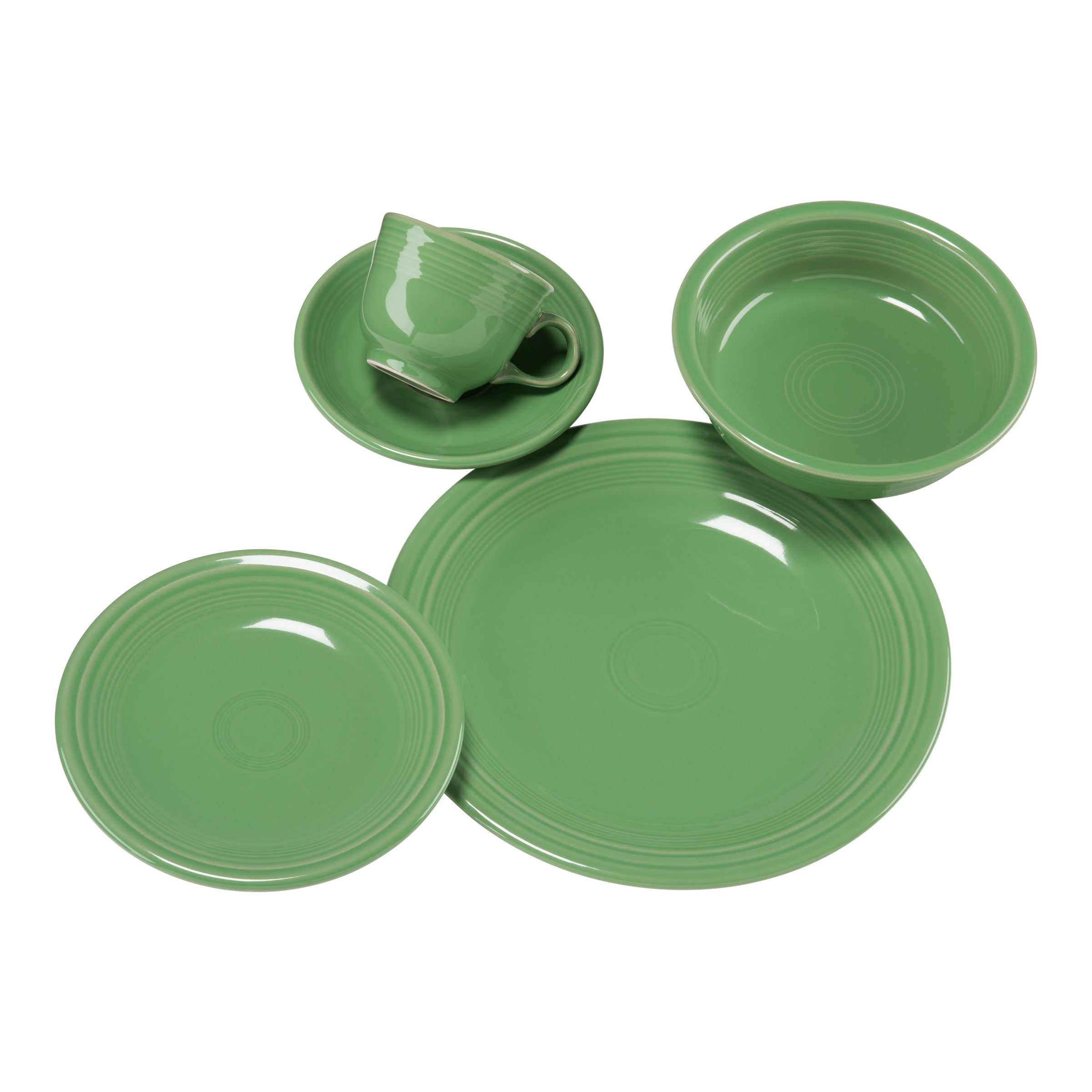 Fiesta China New Retired Classic Rim 5-Piece Place Setting, Service for 1 - Image 11