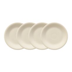 Fiesta China Linen Set of 4 Classic Rim 7 1/4 Inch Salad Plate
