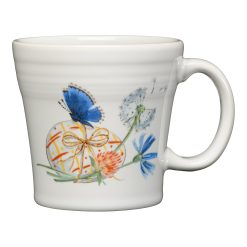 Fiesta China New Retired Breezy Floral Easter 15 OZ Tapered Mug