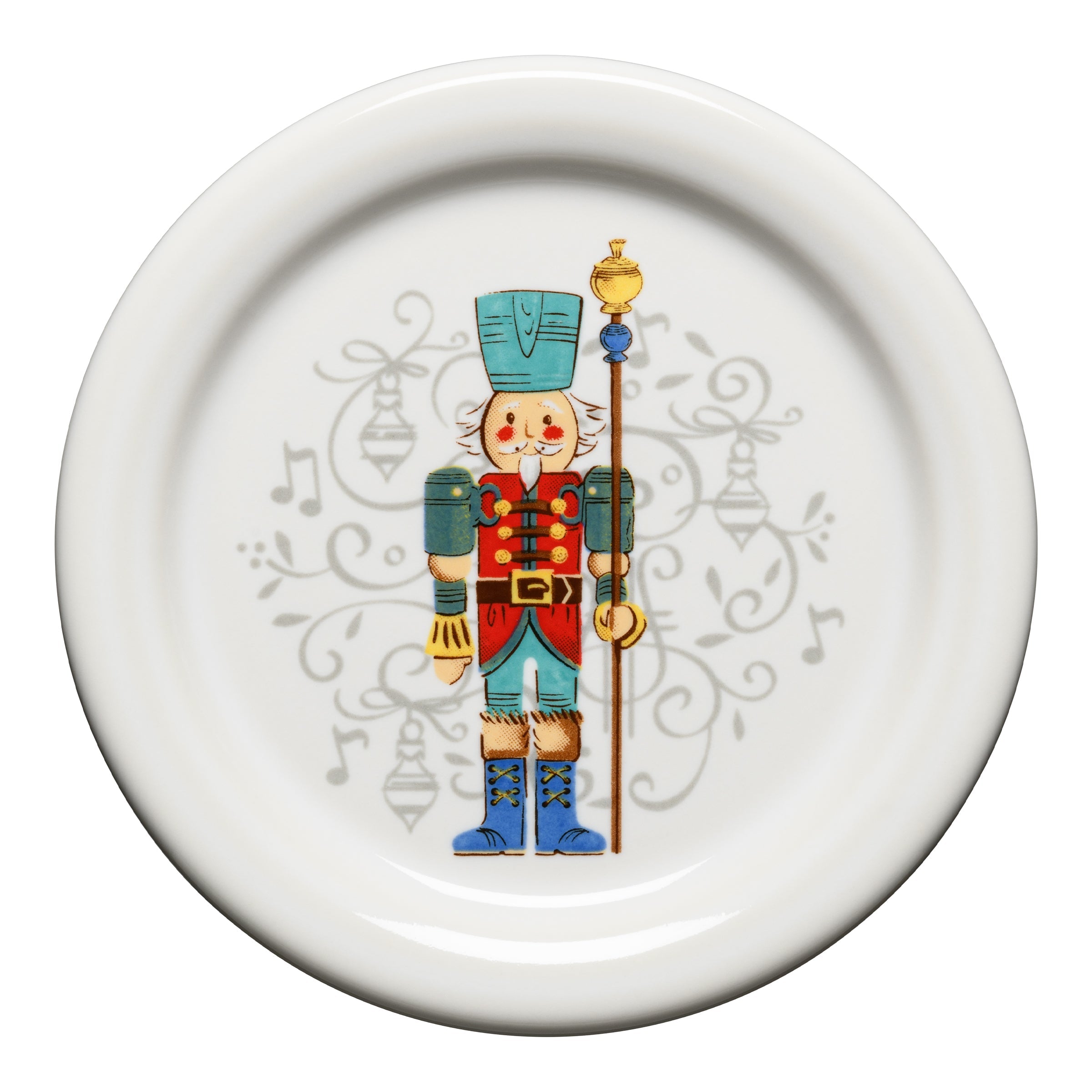 Fiesta China Retired Nutcracker The Guardian 4 3/8 Inch Coaster and Mug Cover