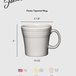 Alternative view of Fiesta China White 15 OZ Set of 4 Tapered Mugs