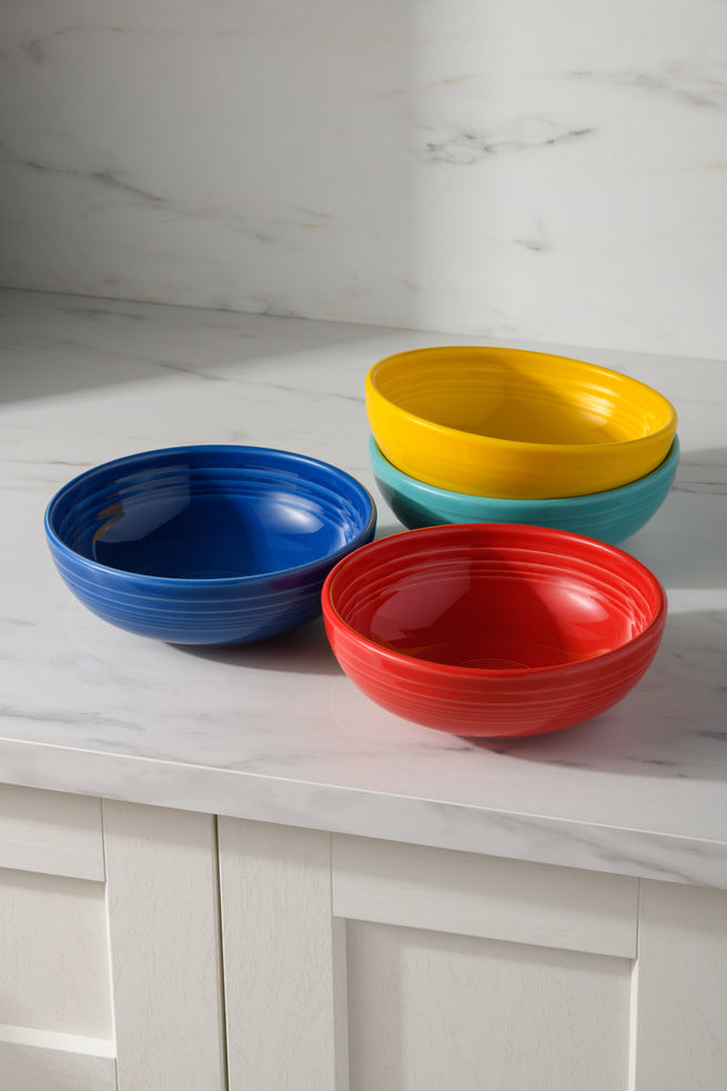 Fiesta China Mixed Vibrant Bistro Coupe 7 5/8-Inch 38OZ Medium Bowls, Set of 4 - Image 2