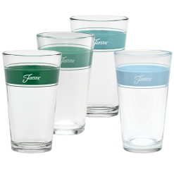 Fiesta China Aegean 16 oz. Frame Cooler Mixed Color - Set of 4