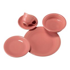 Alternative view of Fiesta China New Retired Classic Rim 5-Piece Place Setting, Service for 1