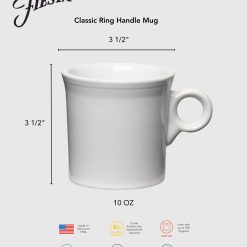 Alternative view of Fiesta China New Retired Classic Ring Handle 10 1/4 OZ Mug
