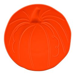 Fiesta China Pumpkin Shaped Plate 8 1/2 Inch