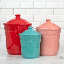 Alternative view of Fiesta China New Retired Fiesta 1 Quart Small Chevron Canister