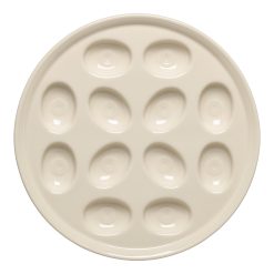 Fiesta China Round Egg Serving Platter 11 1/4 Inch