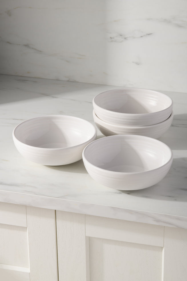Fiesta China White Set of 4 Bistro Coupe 7 5/8-Inch 38OZ Medium Bowls - Image 2