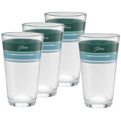 Fiesta China Mixed Aegean 16 oz. Edgeline Cooler Glass - Set of 4