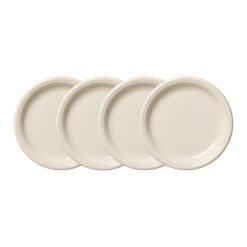 Fiesta China Linen Set of 4 Bistro Coupe 7 1/4 Inch Salad Plate