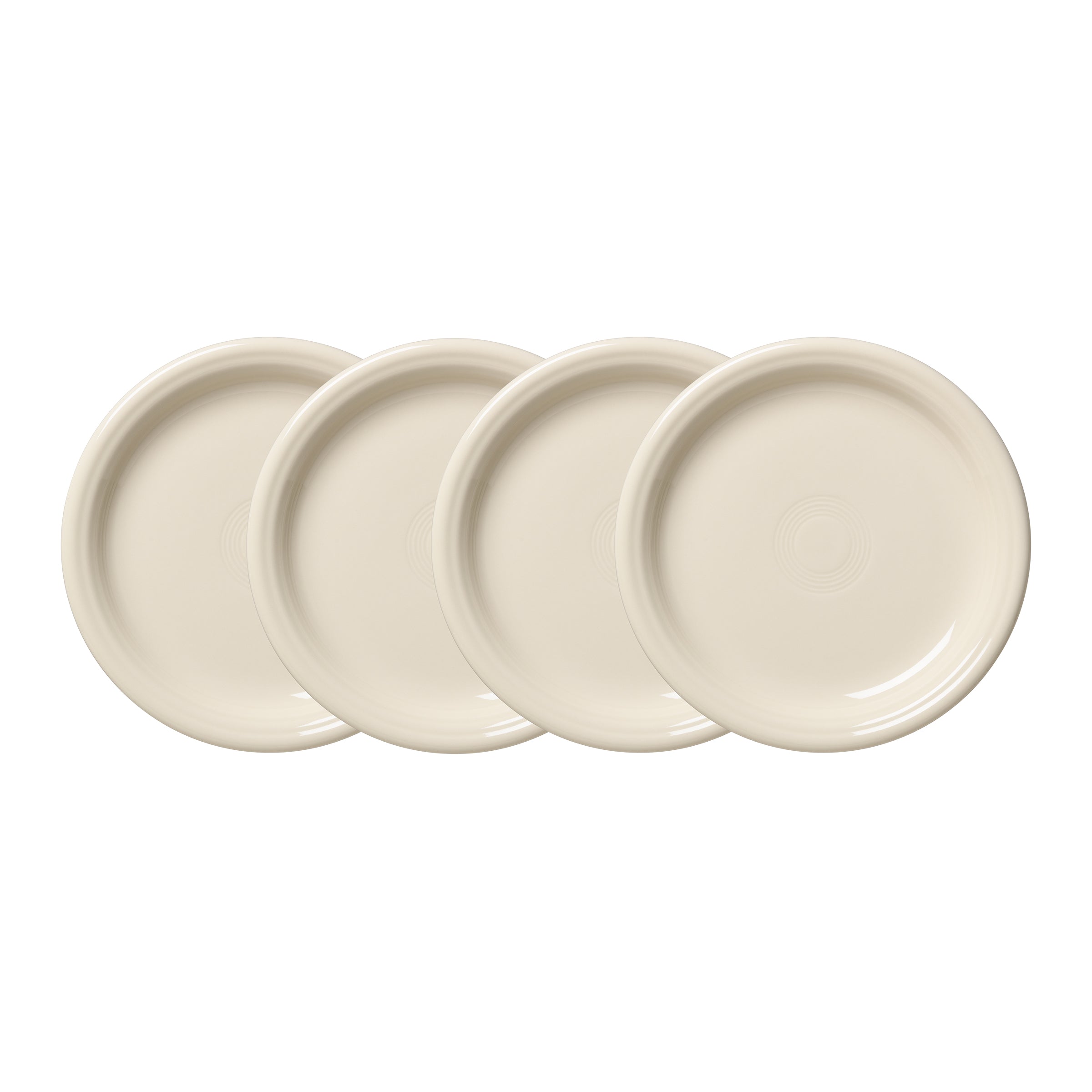 Fiesta China Linen Set of 4 Bistro Coupe 7 1/4 Inch Salad Plate