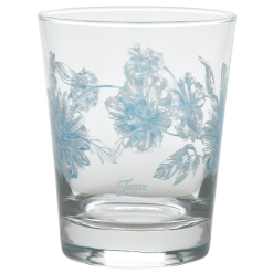 Alternative view of Fiesta China Botanical Floral 15 oz. Tapered Double Old Fashion Glass, Set of 4