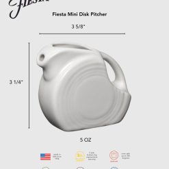 Alternative view of Fiesta China Fiesta 5 OZ Mini Disk Pitcher