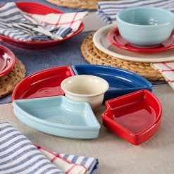 Alternative view of Fiesta China Americana 5-Piece Mixed Colors Entertaining Set 8 1/5 Inch