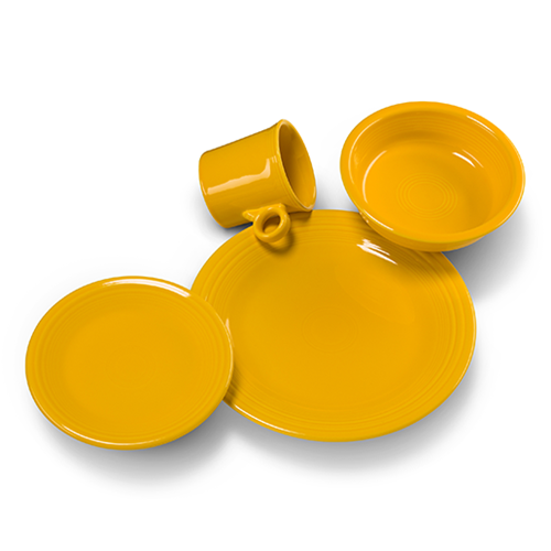 Fiesta China Classic Rim 4-Piece Place Setting, Service for 1 - Image 7